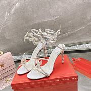 Margot Crystal White Platform Sandal 9.5cm - 1