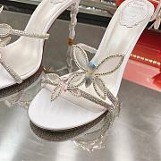Margot Crystal White Platform Sandal 9.5cm - 5