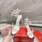 Margot Crystal White Platform Sandal 9.5cm - 2