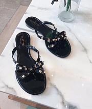 Vaentino jelly bow sandal black - 4