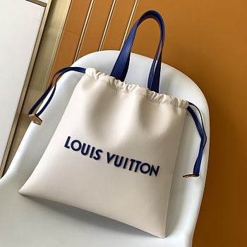 Louis Vuitton Dust Bag Tote white 34x34x18 cm