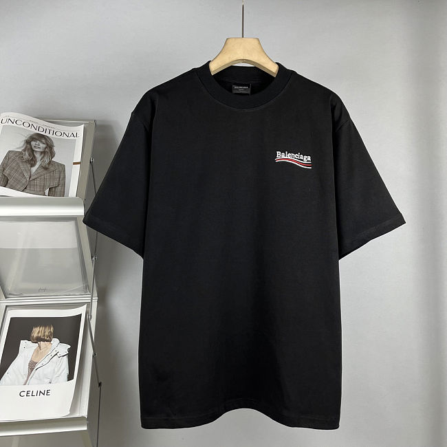 Balenciaga Logo Print T-Shirt 'Black' - 1