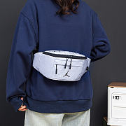 AIR JORDAN Sports crossbody bag with convenient phone holder white - 2