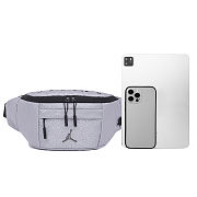 AIR JORDAN Sports crossbody bag with convenient phone holder black - 5