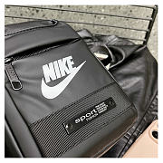 Men's shoulder bag, mini chest bag clutch black - 4