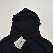 Coke letter print hooded sweatshirt loose fit unisex black - 6