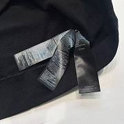 Coke letter print hooded sweatshirt loose fit unisex black - 3