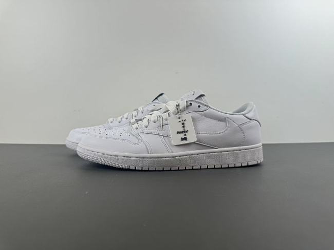 Air Jordan 1 Retro Low OG SP Travis Scott Michael Rubin White Party (Friends and Family) TD1228-111 - 1