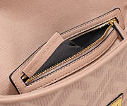 Fendi Baguette Pink FF Canvas Bag size 28x6.5x13.5cm - 2