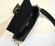 Fendi Baguette Black FF Canvas Bag size 28x6.5x13.5cm - 6
