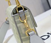 Fendi Baguette Green FF Canvas Bag size 28x6.5x13.5cm - 6