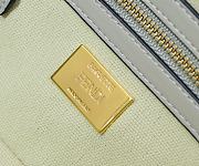 Fendi Baguette Green FF Canvas Bag size 28x6.5x13.5cm - 3