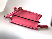 Fendi Women Peekaboo ISeeU Petite Pink Padded Calfskin Leather Bag size 20cm - 5
