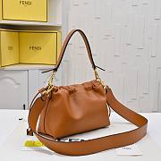 Fendi Mamma Baguette Brown nappa leather bag size 26,5x8,5x18cm - 6