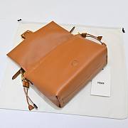 Fendi Mamma Baguette Brown nappa leather bag size 26,5x8,5x18cm - 5