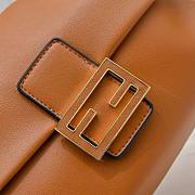 Fendi Mamma Baguette Brown nappa leather bag size 26,5x8,5x18cm - 2