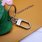 LV blue frog keychain - 5