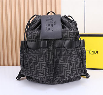 Fendi Strike Large FF jacquard fabric backpack size 40×46×25