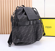 Fendi Strike Large FF jacquard fabric backpack size 40×46×25 - 6