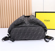 Fendi Strike Large FF jacquard fabric backpack size 40×46×25 - 3