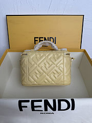 FENDI mini Vanity FF-motif crossbody bag size 11x5.5cm - 6