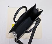 Fendi Monogram FF Vertical Tote Bag Black 36X14X38 - 5