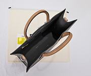 Fendi Zucca Vertical Tote Bag in Brown Coated Canvas Red size 36x14x38 cm - 6
