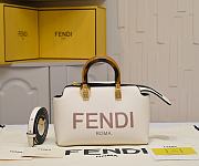 Fendi By The Way Boston mini handbag white 17x8x12cm  - 1