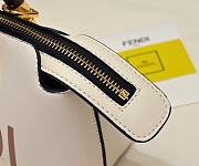 Fendi By The Way Boston mini handbag white 17x8x12cm  - 5