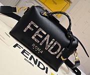 Fendi By The Way Boston mini handbag black 17x8x12cm - 2