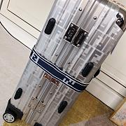 Cabin Size Trolley Aluminium trolley case with leather details  20-26-30 inch - 4