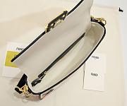 Fendi Baguette Multicolor Canvas Bag 7×6×14cm - 5