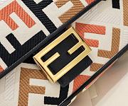 Fendi Baguette Multicolor Canvas Bag 7×6×14cm - 2