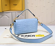 Fendi Baguette Nappa Leather Bag 26x5x15 cm - 5