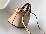 Fendi Logo By The Way Top Handle Bag Embossed Leather size 17cm - 2