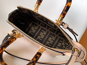 Fendi Logo By The Way Top Handle Bag Embossed Leather size 17cm - 4