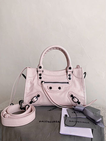 Balenciaga Le City Mini handbag in pink size 38.5×24×13.5cm