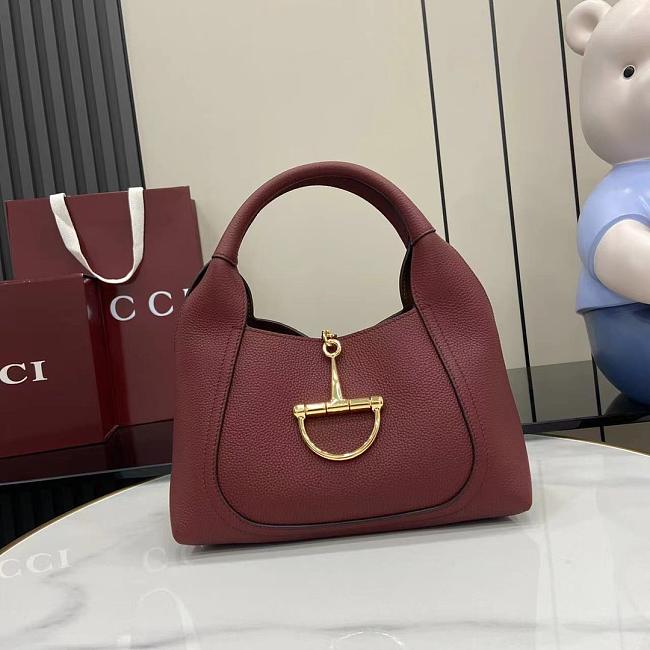 Gucci Softbit top handle bag red 28cm - 1