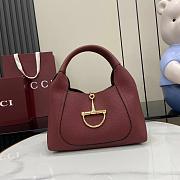 Gucci Softbit top handle bag red 28cm - 1
