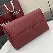 Gucci Softbit top handle bag red 28cm - 3