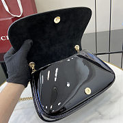Gucci Blondie shoulder bag in black leather 26.5cm - 3