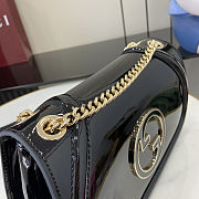 Gucci Blondie shoulder bag in black leather 26.5cm - 2