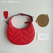 Gucci GG Marmont Matelasse Mini Bag Red 21cm - 5