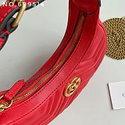 Gucci GG Marmont Matelasse Mini Bag Red 21cm - 4