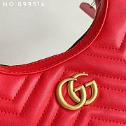 Gucci GG Marmont Matelasse Mini Bag Red 21cm - 2