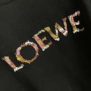 LOEWE T-shirt 2025 new style colorful embroidered letter logo - 2