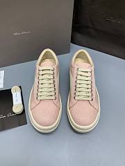 Rick Owens Low-Top Sneakers – Light Pink Canvas - 2
