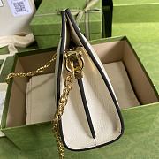 Gucci Ophidia small shoulder Beige And White Leather 26*17.5*8cm - 6