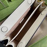 Gucci Ophidia small shoulder Beige And White Leather 26*17.5*8cm - 5