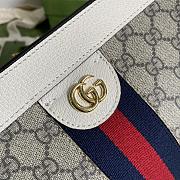 Gucci Ophidia small shoulder Beige And White Leather 26*17.5*8cm - 2